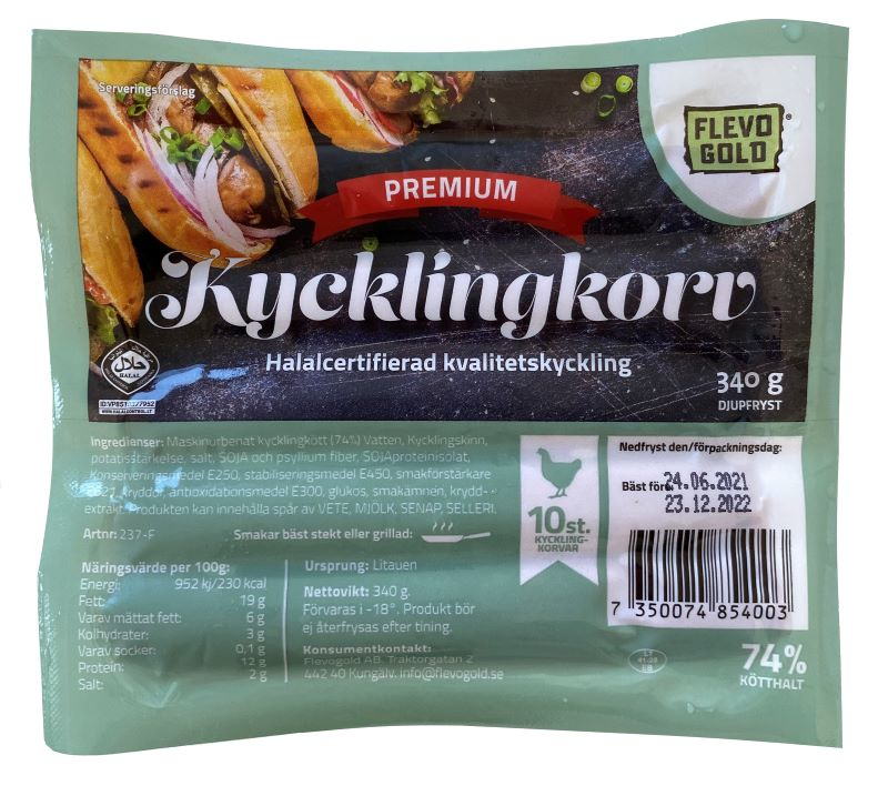 Kycklingkorv premium